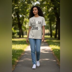 Warner Bros Gray Harry Potter Short Sleeve Tee